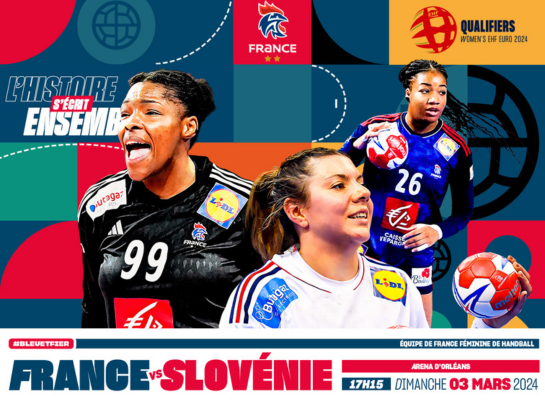Les BLEUES à l&rsquo;Arena d&rsquo;Orléans, le dimanche 3 mars 2024 !