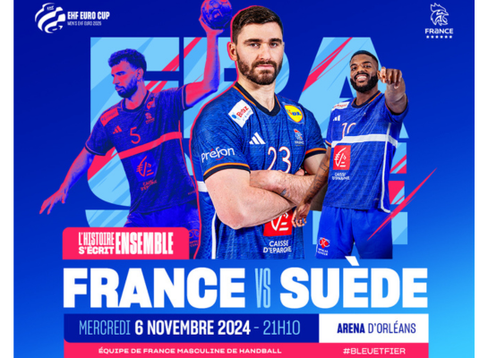 Un nouveau match de l&rsquo;Équipe de France masculine sur notre territoire !